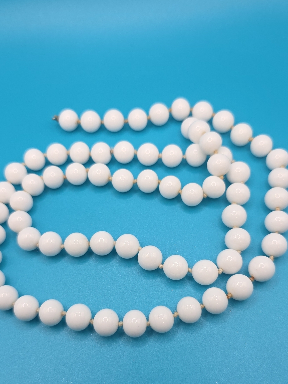 Classic White Beaded Necklace - Elegant Women’s Jewelry